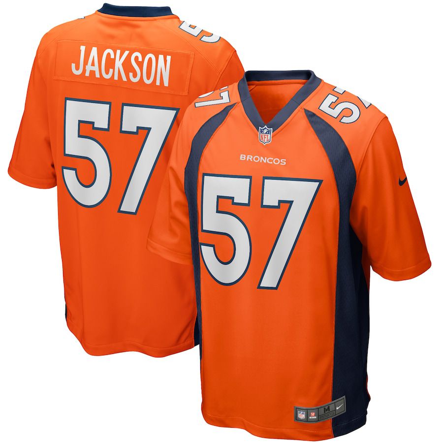 Men Denver Broncos 57 Tom Jackson Nike Orange Game Retired Player NFL Jersey